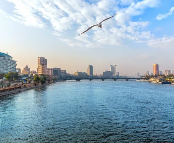 view nile downtown cairo egypt