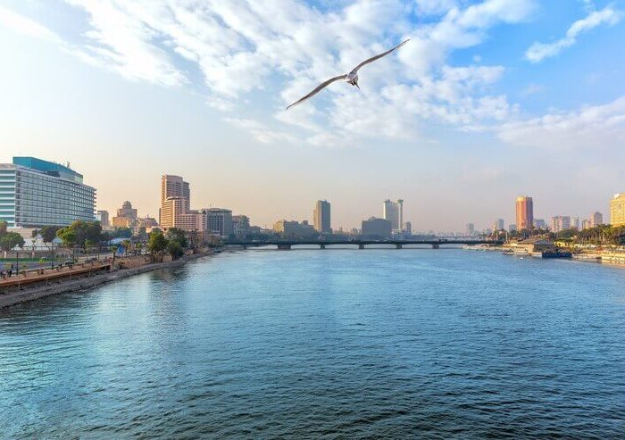 view nile downtown cairo egypt